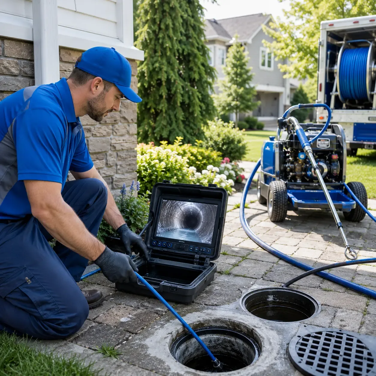 Outdoor drain cleaning professionals serving Durham, NY